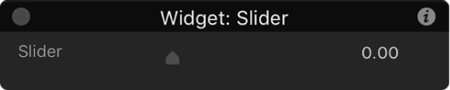 위젯 제어기를 표시하는 HUD