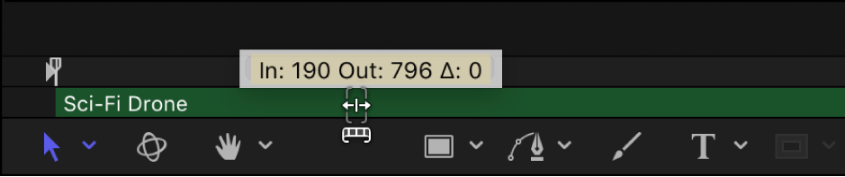 미니 타임라인에서 오디오 트랙 슬리핑
