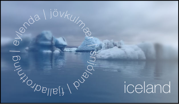 显示沿路径移动的文本的画布