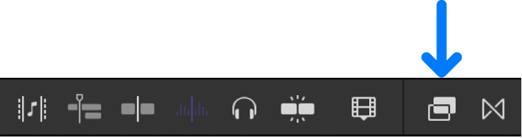 The Effects button in the toolbar