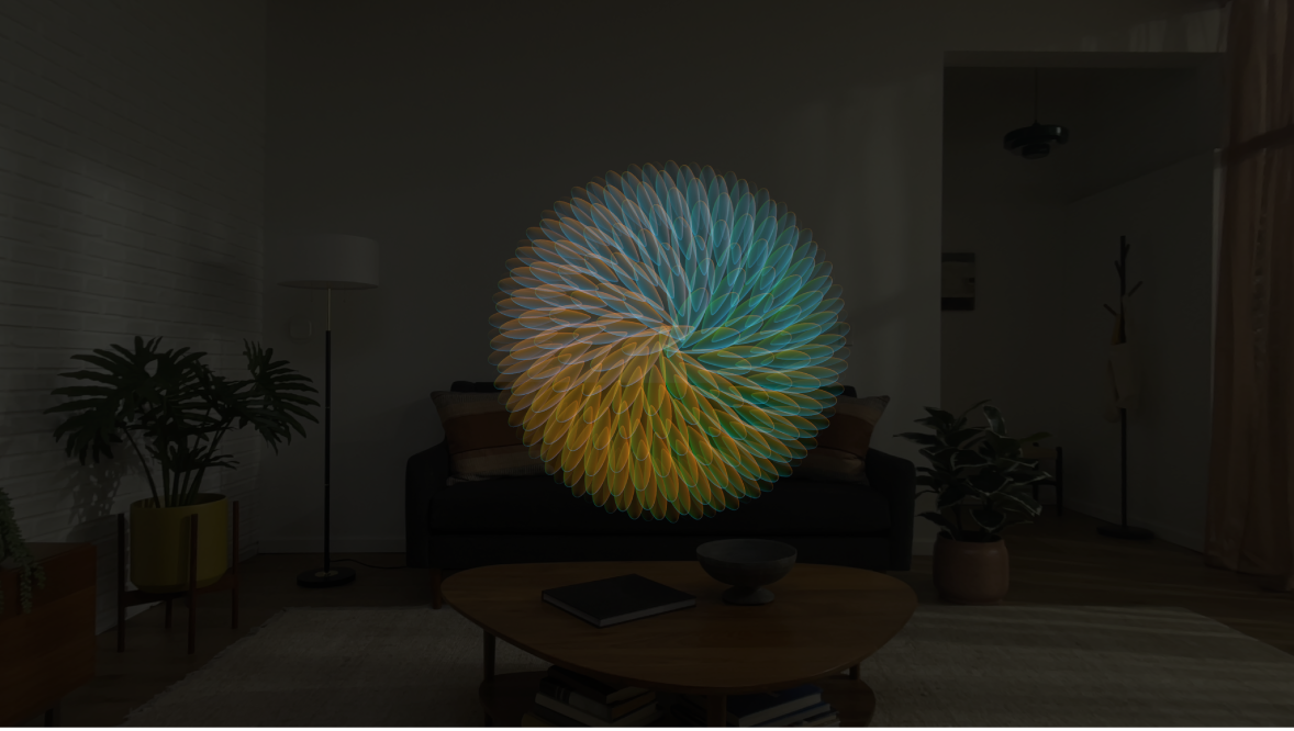 L’app Mindfulness su Apple Vision Pro.