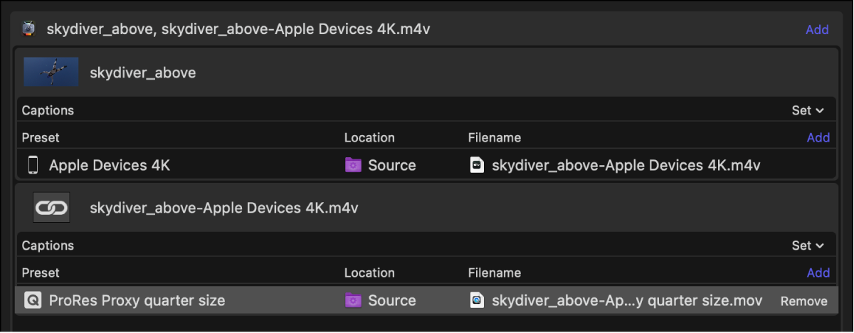 Compressor 的批处理区域显示一个作业链。