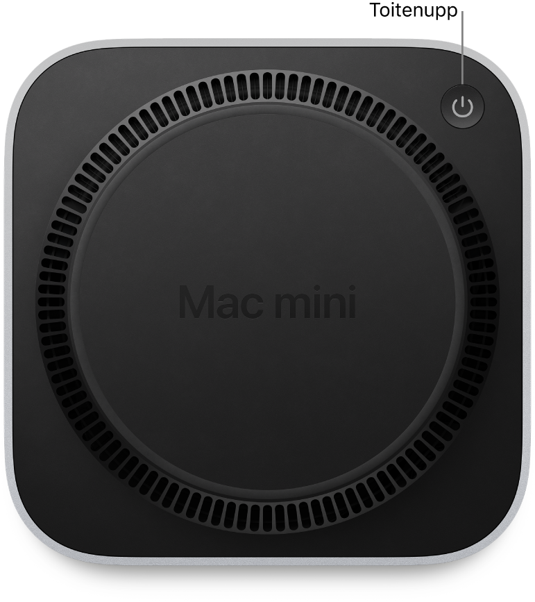 Mac mini allosas on Power-nupp.