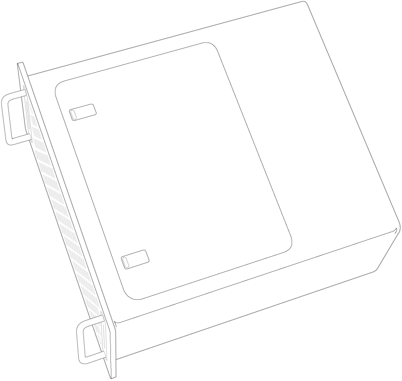 لوحة الوصول على الـ Mac Pro.