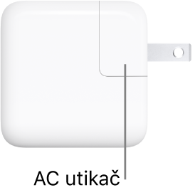 Strujni adapter USB-C od 30 W.