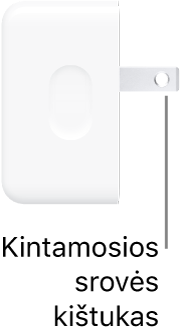 35 W dvigubas USB-C prievado kompaktiškas maitinimo adapteris.