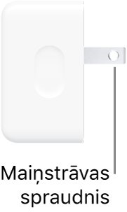 35 W divu USB-C portu kompaktais strāvas adapters.