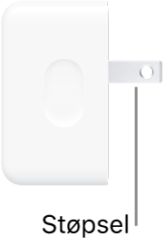 Den kompakte to-ports USB-C-strømforsyningsenheten på 35 W.