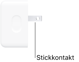 Den kompakta USB-C-strömadaptern med dubbla portar på 35 W.