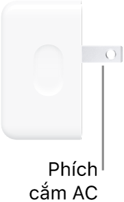 Bộ tiếp hợp nguồn nhỏ gọn hai cổng USB-C 35W.