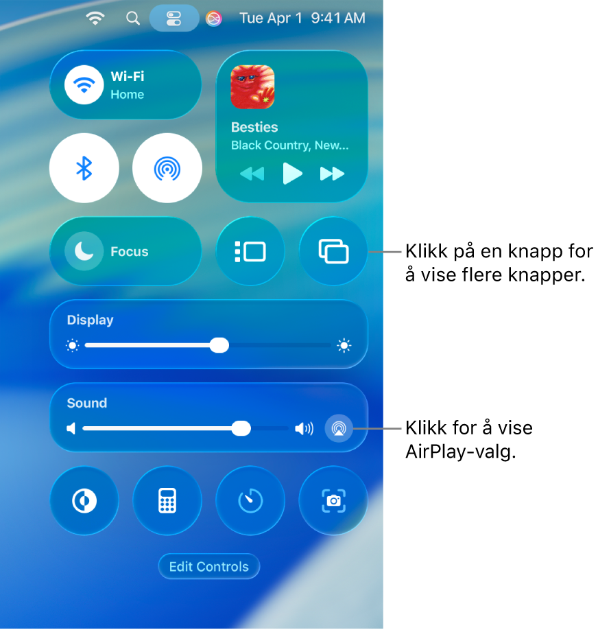 Nærbilde av Kontrollsenter på Macen.