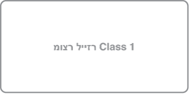 הסמל של מוצר לייזר בדרגה 1