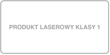 Symbol urządzenia laserowego klasy 1