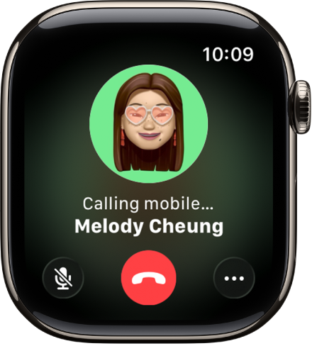 「電話」App 顯示進行中的通話。