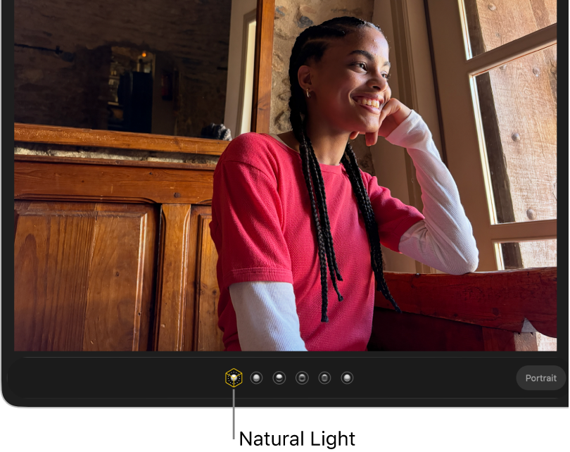 A portrait photo with natural lighting.