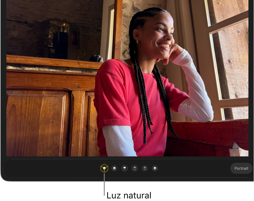 Una foto retrato con luz natural.