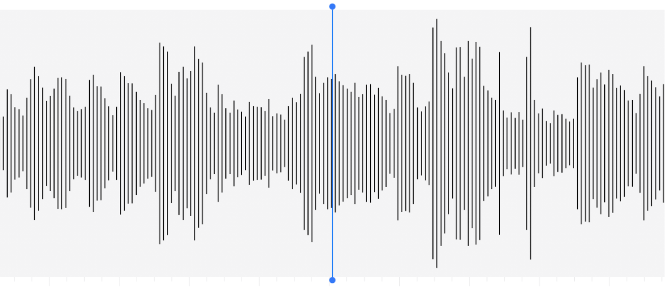 The Voice Memos window showing the Record button at the bottom left.