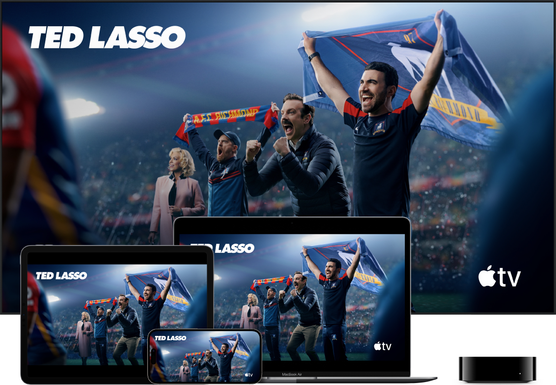 L’app TV mostrant-se a diverses pantalles