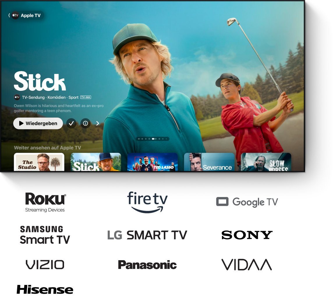 Die Apple TV App auf einem TV-Gerät