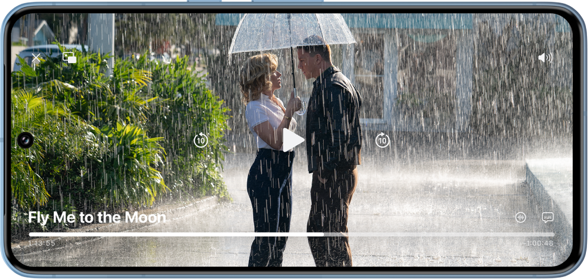 Playback controls shown