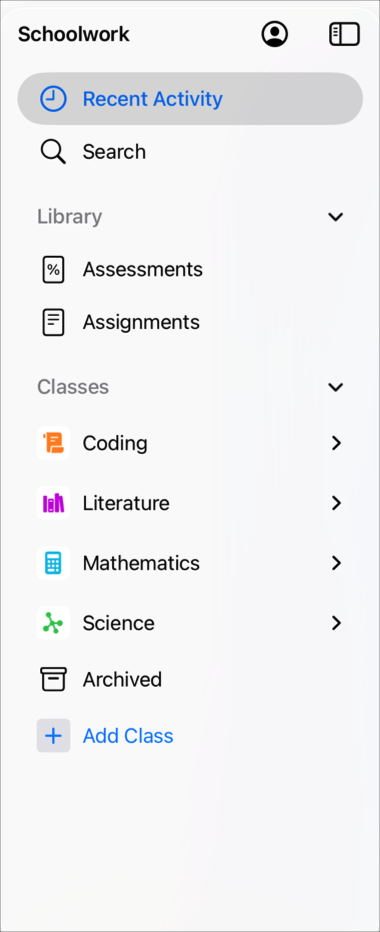 Barre latérale de Pour l’école