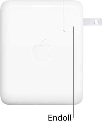 Adaptador de corrent USB‑C de 140 W.