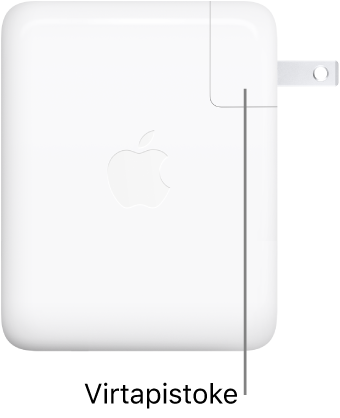 140 W USB-C-virtalähde.