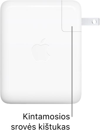 140 W USB-C maitinimo adapteris.