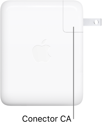 Adaptador de Alimentação USB-C de 140 W.