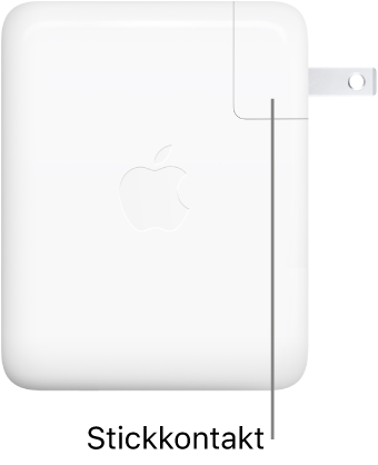 USB‑C-strömadaptern på 140 W.