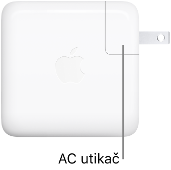 Strujni adapter USB-C od 70 W.