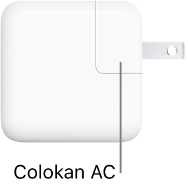 Adaptor Daya USB-C 30W.