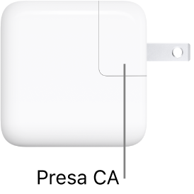 L’alimentatore USB-C da 30 W.