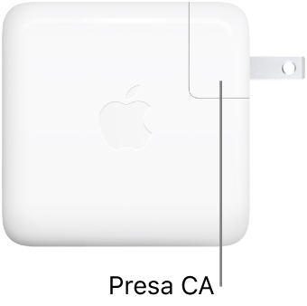 L’alimentatore USB-C da 70 W.