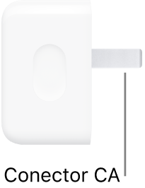Adaptador de Alimentação USB-C de 30 W.