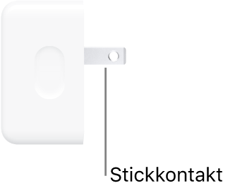 Den kompakta USB-C-strömadaptern med dubbla portar på 35 W.