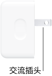 35W 双 USB-C 端口小型电源适配器。