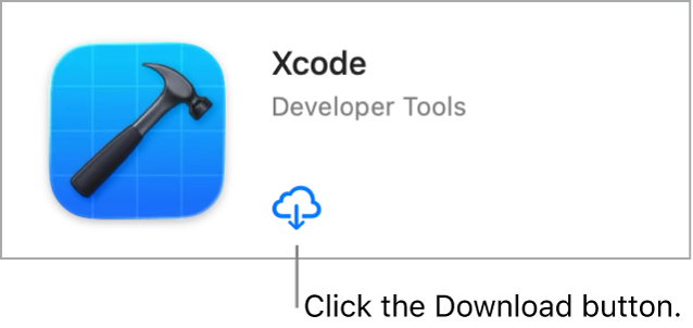 The iCloud Download button.