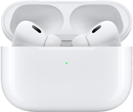 AirPods Pro 2 στη θήκη φόρτισης.