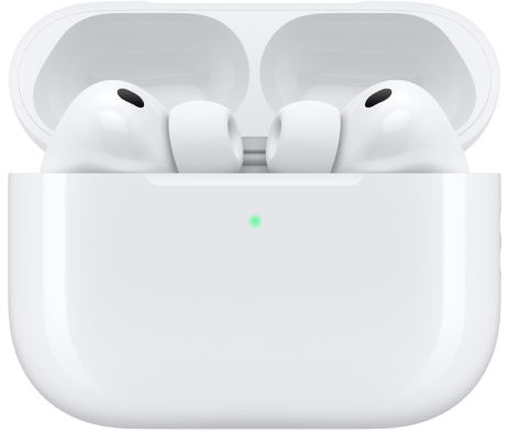 AirPods Pro 3 en su estuche de carga.
