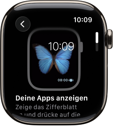 Ein Tipp zum Öffnen des Kontrollzentrums.