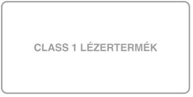 az 1-es osztályú lézertermék szimbóluma