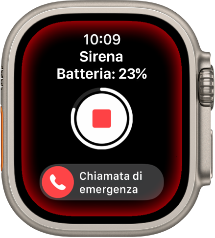 La schermata Sirena.