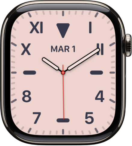 Il quadrante California, che mostra un mix di numerali romani e arabi. Mostra la data e una complicazione “Fase lunare”.