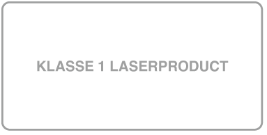 Symbool van een klasse 1 laserproduct