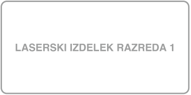 Simbol laserskega izdelka razreda 1