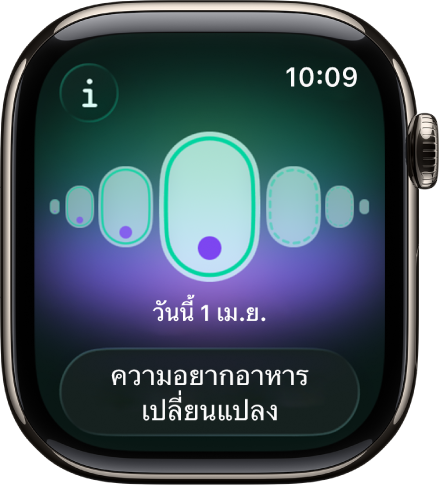 หน้าจอติดตามรอบเดือน