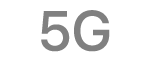 5G ਸਥਿਤੀ ਆਈਕਨ।