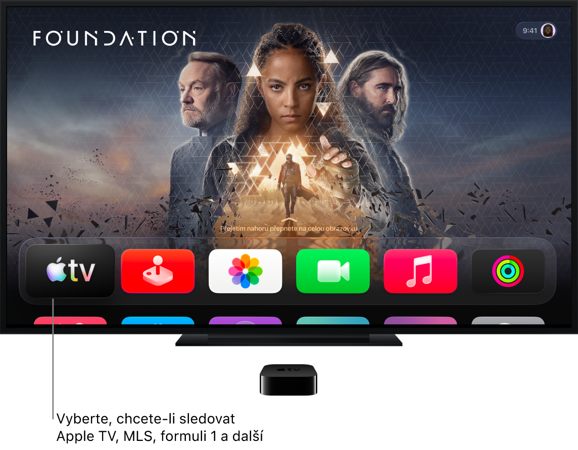Aplikace Apple TV na ploše