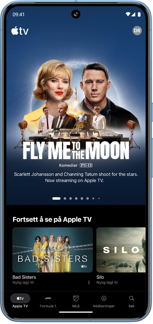 En Android-enhet viser Apple TV-appen